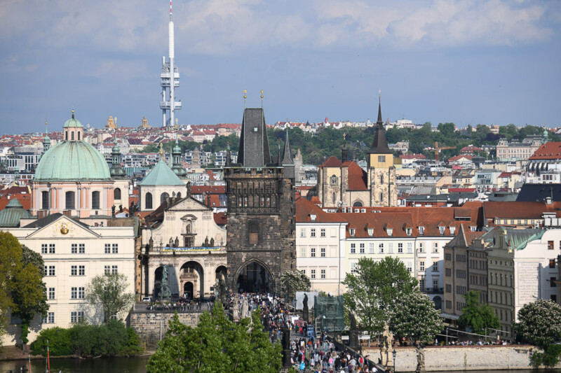 Blick auf Altstadt und Fernsehturm