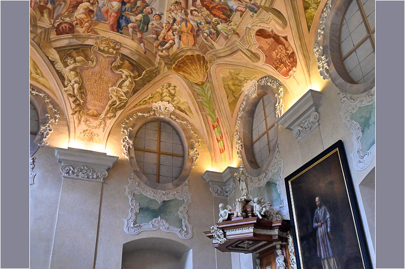 Verzierte Wand