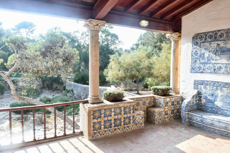 Terrasse mit Azulejos
