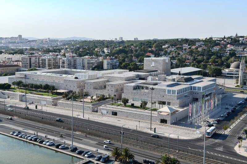 Blick auf die Gebäude von Belém