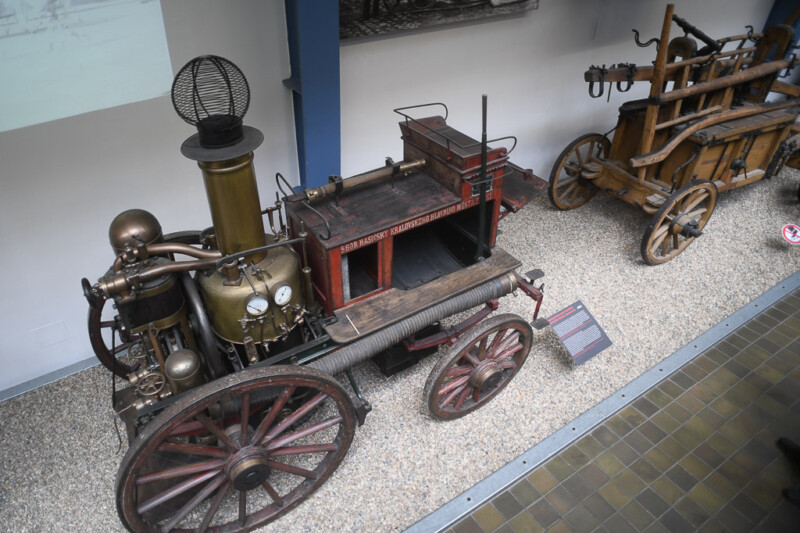 Historische Dampfspritze