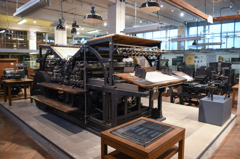 Alte Druckmaschine